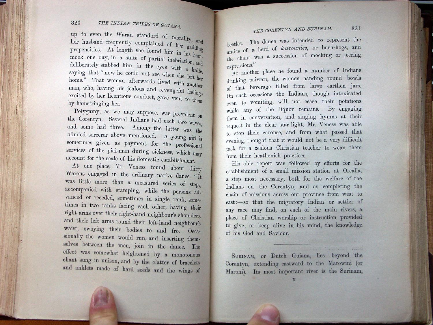 zz-bret68,s.320 bei orealla warrau-tanz berichtet von hr. veness